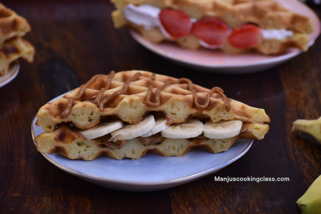 Banana Toffee Waffle