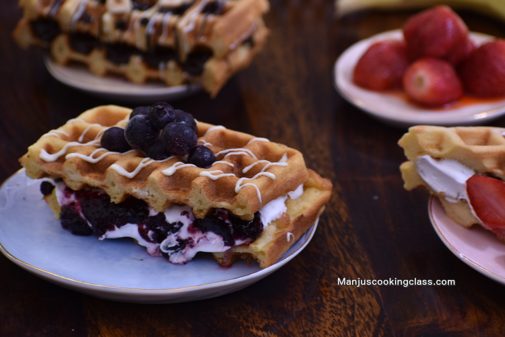 Blueberry Creamcheese Waffle