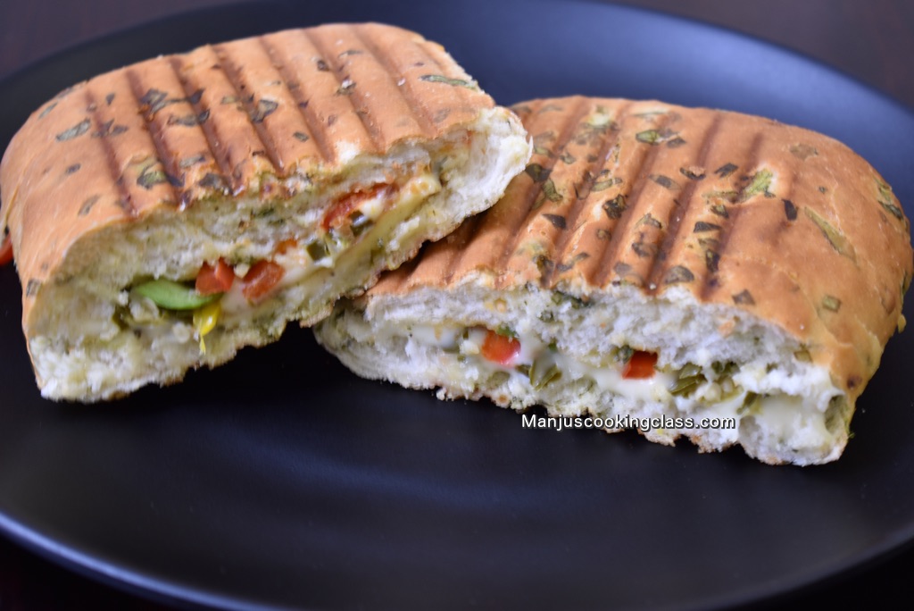 grilled panner panini