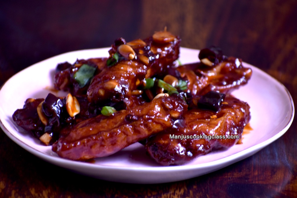 Kung pao chicken wings