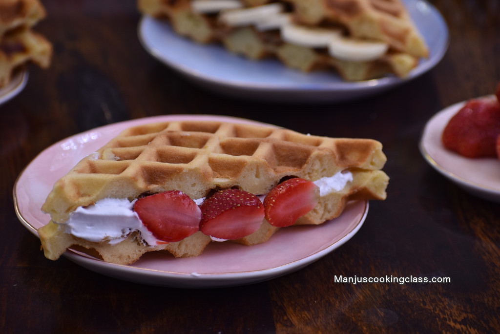 Strawberry Cream Waffle