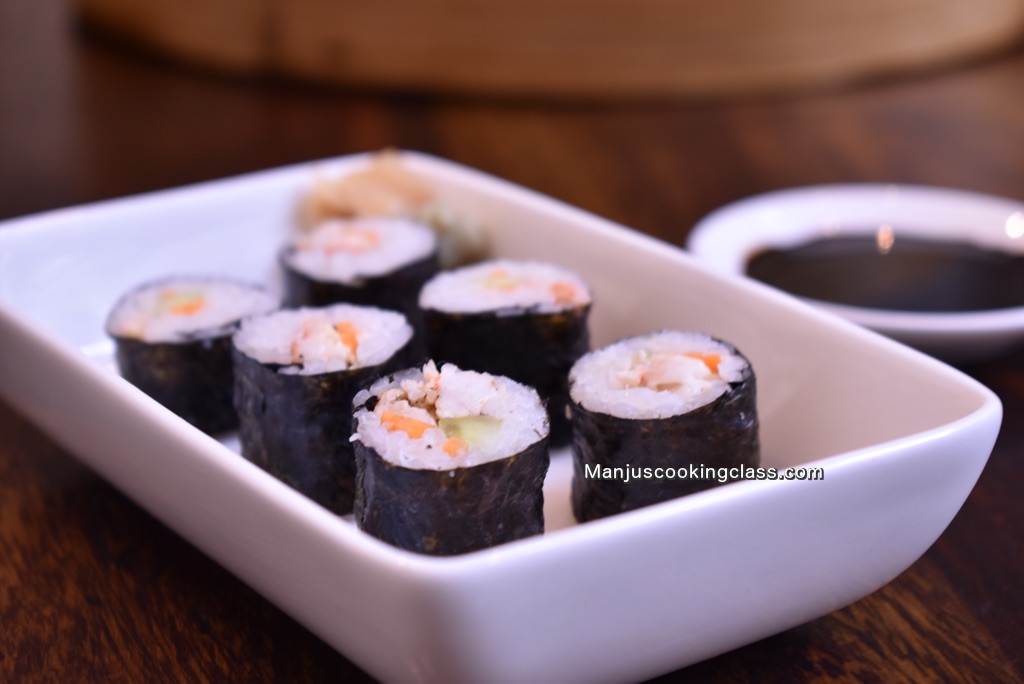 Sushi - Japanese Cooking Classes Bangalore India 